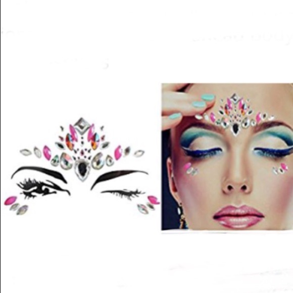(B) Adhesive Facial Jewels - Picture 7 of 8
